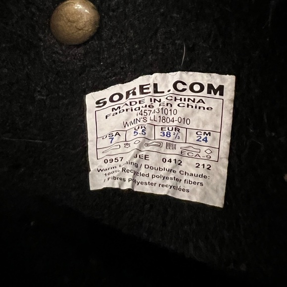 SOREL Joan of Arctic Premium Black Ladies Snow Boots Ski Apres Ski - Picture 7 of 8